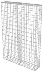 vidaXL Συρματοκιβώτιο Τοίχος 100x20x150 εκ. Γαλβαν.Χάλυβας + Καλύμματα