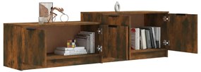 vidaXL Έπιπλο Τηλεόρασης Καπνιστή Δρυς 158,5x36x45 εκ. Επεξεργ. Ξύλο