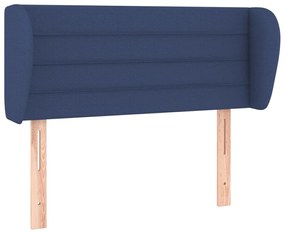 Κεφαλάρι με Πτερύγια Μπλε 93x23x78/88 εκ. Υφασμάτινο 3117272