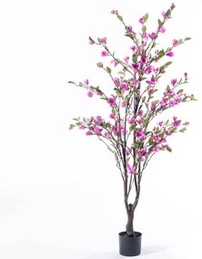 Τεχνητό Δέντρο Μανόλια Grandiflora 6501-6 70x80x170cm Pink Supergreens Πολυαιθυλένιο,Ύφασμα