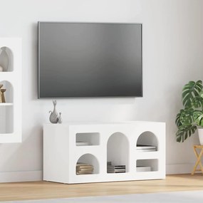 vidaXL Ντουλάπι TV ELST 80 x 35 x 40 εκ Λευκό Επεξεργασμένο ξύλο