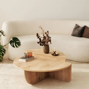 Τραπεζάκι Σαλονιού Sapphire Δρυς MEVAL 90x60x30