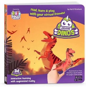 Jurassic Dinos Interactive 4D AR Book Βιβλίο με Εικόνες που Ζωντανεύουν HoloToyz HoloToyz Books - JD