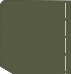 VidaXL Περίγραμμα γκαζόν 100 x 45 cm Ατσάλι Λαδί