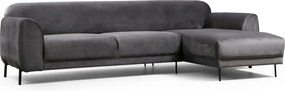 Corner Sofa-Bed Image Corner Right ( L3-Chl ) - Anthracite Anthracite