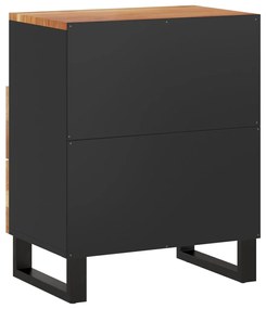 vidaXL Κομοδίνο 50 x 33 x 62 εκ. Μασίφ Ξύλο Ακακίας &amp; Επεξ. Ξύλο