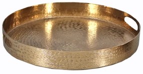 Διακοσμητικός Δίσκος Μεταλλικός Χρυσός Art Et Lumiere Φ44x6,5εκ. 12102