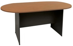 ΣΥΝΕΔΡΙΟΥ-A Τραπέζι Οβάλ Απόχρωση Dark Grey - Cherry  240x120x75cm ΕΟ123,1