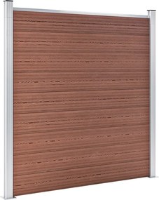 vidaXL Πάνελ Περίφραξης Καφέ 1218 x 186 εκ. από WPC