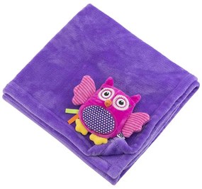 Κουβέρτα Fleece Αγκαλιάς (68.5x100) Zoocchini Owl