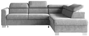 Γωνιακός καναπές κρεβάτι Felin με αποθηκευτικό χώρο, γκρι 255x191x83cm Δεξιά γωνία – BEL-TED-001