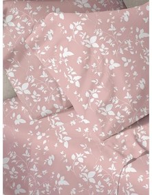 Παπλωματοθήκη Menta Εμπριμέ 040 Pink Μονή (170x250)