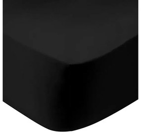 Κατωσέντονο Cotton Feelings με λάστιχο 111 Black Διπλό (160x200+30)