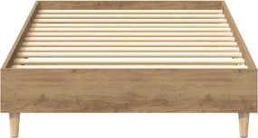vidaXL Πλαίσιο κρεβατιού χωρίς στρώμα Artisan Oak 75x190 cm