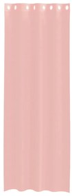 vidaXL Κουρτίνες Voile με ροδέλες 2 τεμάχια Ροζ 140x260 εκ.