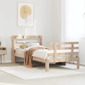 vidaXL Πλαίσιο Κρεβατιού Κεφαλάρι 75x190εκ. Μασίφ Πεύκο