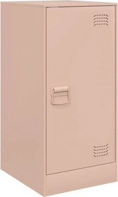 vidaXL Ντουλάπι Ροζ 34,5x39x73 εκ. από Ατσάλι