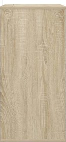 vidaXL Ντουλάπι δίσκων βινυλίου Sonoma Δρυς 44,5 x 36,5 x 74,5 εκ