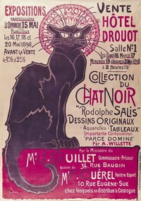 Theophile Alexandre Steinlen - Εκτύπωση έργου τέχνης 'Collection du Chat Noir', (26.7 x 40 cm)
