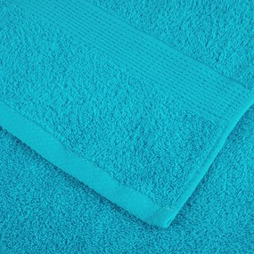 vidaXL Πετσέτες 4 pcs Τιρκουάζ 15 x 21 cm Βαμβάκι