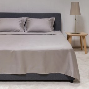 Σεντόνια Υπέρδιπλα (Σετ) Naf-Naf Unique Grey Γκρι ΧΩΡΙΣ ΛΑΣΤΙΧΟ 240x270