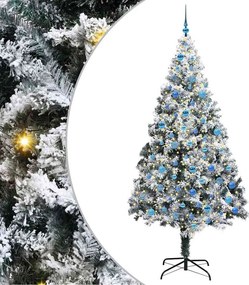 vidaXL Τεχνητό Χριστουγεννιάτικο Δέντρο με 300 LED Λευκό 240 cm
