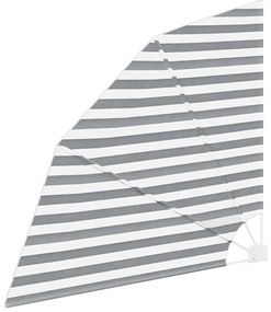 vidaXL Αδιάφανο σκίαστρο μπαλκονιού Ανθρακί και λευκό 140 x 140 cm