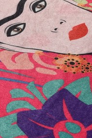 Bathmat Set (2 Pieces) Frida - Pink Multicolor