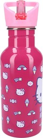 Παγούρι 500ml Με Καλαμάκι Vado Bags Hello Kitty Take A Sip