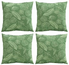 vidaXL Μαξιλάρια Ρίψης 4 pcs Πολύχρωμο 60 x 60 cm ύφασμα