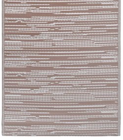 vidaXL Χαλί εξωτερικού χώρου ARAKIL καφέ 80x150 cm PP