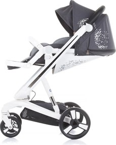 Καρότσι 3 σε 1 "Electra" white frame - silver