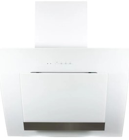 Hausberg HB-1390 Απορροφητήρας Κουζίνας Καμινάδα με γυάλινη πρόσοψη 60cm Λευκό