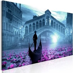 Πίνακας - Magic Venice (1 Part) Narrow Blue - 135x45