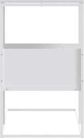 vidaXL Τραπέζι Βοηθητικό Λευκό 55x36x59,5 εκ. από Επεξεργασμένο Ξύλο