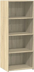 vidaXL Ντουλάπι Sonoma Δρυός 50x41x124 εκ. από Επεξεργασμένο Ξύλο