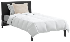 vidaXL Πάπλωμα με μαξιλάρι 2 pcs Λευκό 140 x 220 cm Πούπουλο