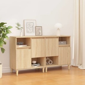 vidaXL Ντουλάπια 2 τεμ. Sonoma Δρυς 60x35x70 εκ. Επεξεργασμένο Ξύλο