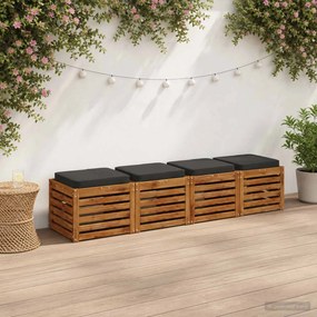 vidaXL Μαξιλάρια καθιστικού 4 κομματιών VUGHT 4 pcs 100% Πολυεστέρας