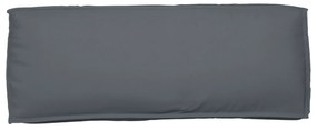 vidaXL Μαξιλάρι Παλέτας για πλάτη Ανθρακί 120x40x12 εκ. Ύφασμα Oxford