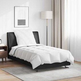 Χειμερινό Παπλωματοθήκη με μαξιλάρι 2 pcs Λευκό Φτέρος