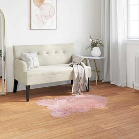 vidaXL Χαλί από τεχνητό πρόβειο δέρμα TAFALLA Ροζ 60 x 90 cm