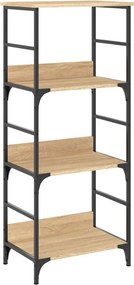 vidaXL Βιβλιοθήκη Sonoma Δρυς 50x33x117,5 εκ. Επεξεργασμένο Ξύλο