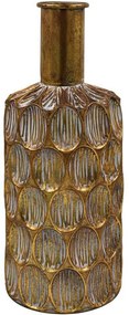 Βάζο 168-125-050 20x56cm Antique Gold Μέταλλο