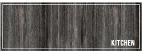 Χαλάκι Κουζίνας Cook &amp; Wash 707 Kitchen Wood 50X150cm Anthracite Sdim 50Χ150 Polyamide