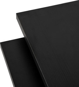 Coffee Table Sanctuary - Wood Black Wood Black