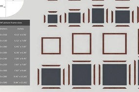 Intra απο ξύλο plywood Χρώμα wenge 3mm-4mm πάχος - Κορνίζες Laser Cut Files - Photo Frame Δίασταση 20x25 cm INTRAFABR-90595583