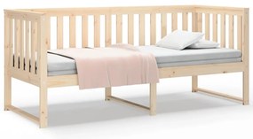 vidaXL Κρεβάτι ημέρας χωρίς στρώμα 75x190 cm Στερεό ξύλο πεύκο