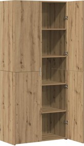 vidaXL Highboard 2 pcs Artisan Oak 80 x 42 x 185 εκ