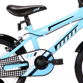 Ποδήλατο Παιδικό Μαύρο / Μπλε 14 Ιντσών - Μπλε